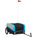 Prikolica za bicikl crno-plava 45 kg željezna | shoptok.hr