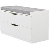 MID.YOU garderobna klop siva, bela | Shoptok.si