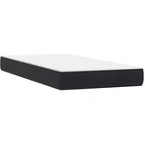 vidaXL Box spring postelja z vzmetnico črna 90x210 cm žamet | Shoptok.si
