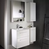 Geberit 501.232.00.1 Selnova Square 55 x 50 cm umivalnik z omarico | Shoptok.si