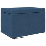  Stolica Plava 61 x 41 x 40 cm Tkanina i konstruirano drvo - Plava 60 cm tkanina | shoptok.hr