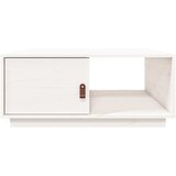  Stolić za kavu bijeli 80 x 50 x 35,5 cm od masivne borovine | shoptok.hr