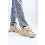 Boto Women's sneakers with chunky sole, beige Windamella | Shoptok.si