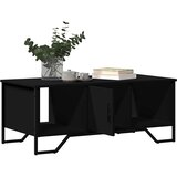  Stolić za kavu crni 100 x 51 x 40 cm od konstruiranog drva | Shoptok.si
