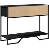  Konzolni stol crni 100 x 35 x 74 5 cm od konstruiranog drva | shoptok.hr