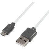 Logilink CU0063 - kabel USB 2.0\, USB-A / M do Micro-USB / M\, bel / črn\, 1\,8 m USB kabel USB 2.0 USB-A vtič\, USB-mikro-B vtič 1.80 m črna, (20416730) | Shoptok.si