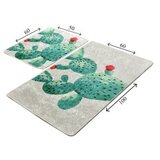 Green Djt Multicolor Bathmat Set (2 Pieces) | Eponuda.ba