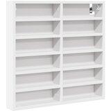  The living store vitrina bela 60x8,5x58 cm inženirski les - vitrina, (21497221) | Shoptok.si