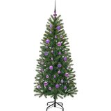 vidaXL Umestno božično drevo med 150 LED Zelena 150 cm PE in PVC | Shoptok.si