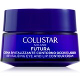 Collistar Futura Revitalizing Eye and Lip Countour Cream intenzivna pomlajevalna krema za oči in ustnice z revitalizacijskim učinkom 15 ml u
