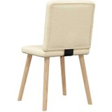  Jedilni stoli 4 kosi krem blago, (21832438) | Shoptok.si