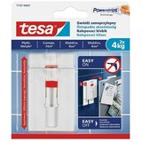 Tesa Samoljepljivi držač (Bijele boje, 2 Kom., Opteretivost: 4 kg, Prikladno za: Pločice) | shoptok.hr