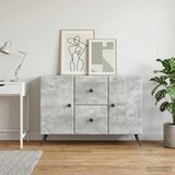  Kreveta Betonska siva 89 x 34,5 x 60 cm Konstruirano drvo | shoptok.hr