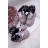 Boto Children's Boots Trapper Boots Warmed With Fur Grey Tesoro | shoptok.hr