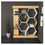 Hanah home polica za knjige sueno white oak