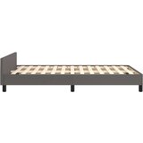 Posteljni okvir z vzglavjem siva 120x200 cm umetno usnje, (20905324) | Shoptok.si