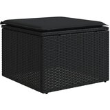  8-dijelni set vrtnih sofa od poliratana s jastucima crni Crna 62 x 62 x 69 cm | shoptok.hr