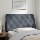  Jastuk za uzglavlje kreveta tamno sivi 100 cm baršun - Tamno siva 100 cm 1 | shoptok.hr