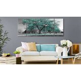  Slika - Autumn in the Park (5 Parts) Narrow Turquoise 200x80 | shoptok.hr