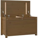  Kutija za pohranu boja meda 80x40x45 5 cm od masivne borovine | shoptok.hr