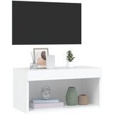 TV ormarić s LED svjetlima bijeli 60 x 30 x 30 cm | shoptok.hr