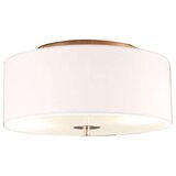 QAZQA Država stropna svetilka bela 30 cm - boben | Shoptok.si