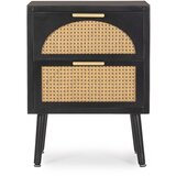 YES EVERYDAY Črna/v naravni barvi omarica 45x60x30 cm Josine – | Shoptok.si