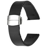 INF Pašček za uro - zračen in vodoodporen Black 19 mm, (21605551) | Shoptok.si
