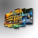 Wallity 5PUC-088 multicolor decorative canvas painting (5 pieces) | ePonuda.com