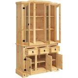  Visoka komoda Corona smeđa 112x43x196 cm borovina meksički stil | Eponuda.com