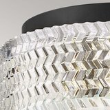  hinkley hk-elle-f-s-bk - plafonska lampa 2xE27/60W/230V, prečnik 30,5 cm, crna | Eponuda.com