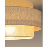  stropna svetiljka boho 1xE27/60W/230V prečnika 40 cm krem/juta | Eponuda.com