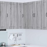  Zidni kutni ormar Siva Sonoma 57 x 57 x 100 cm | shoptok.hr