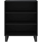  Komoda crna 57 x 35 x 70 cm od konstruiranog drva | shoptok.hr
