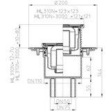 HL slivnik podni vertikalni, 50/70/110 HL | ePonuda.com