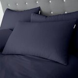 Catherine Lansfield Temno modra podaljšana flanelna posteljnina za zakonsko posteljo 230x220 cm Brushed – | Shoptok.si