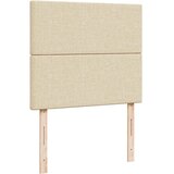  Krevet s oprugama i madracem krem 120 x 200 cm od tkanine | shoptok.hr
