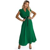 Numoco Pleated dress with belt
