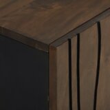  Ormar za sudoper Orah Masivno drvo Metal Srednji Elegantan | shoptok.hr