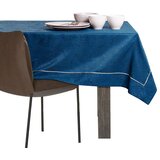 AmeliaHome Stolnjak Gaia s manšetom i obrubom 140x350 cm, indigo | shoptok.hr
