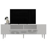 Hanah home TV komoda Dekol2, 150x48,2x29,6 cm, Bijelo-srebrna | Eponuda.ba
