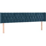  Krevet s oprugama i madracem tamnoplavi 200x200 cm baršunasti | shoptok.hr