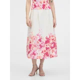 Orsay Pink women's floral skirt - Women's