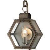 Quintiesse Quoizel Heath Zunanja stenska svetilka, polirana bronasta, IP44, (22100011) | Shoptok.si