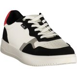 Ellesse Pansit muške tenisice s crno-crveno-sivim detaljima bijele | shoptok.hr