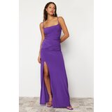 Trendyol Damson Plain Fitted Knitted Evening Dress & Prom Dress Cijene