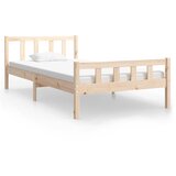 The Living Store Posteljni okvir trden les 100x200 cm - Posteljni Okvir, (21526329) | Shoptok.si