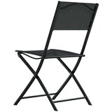  3-dijelni bistro set od čelika crni | shoptok.hr
