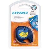 Dymo trak dymo ltag 912020, 12 mm 4 m (črna/rumena), original Cene