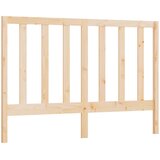  Uzglavlje za krevet 141 x 4 x 100 cm od masivne borovine | shoptok.hr